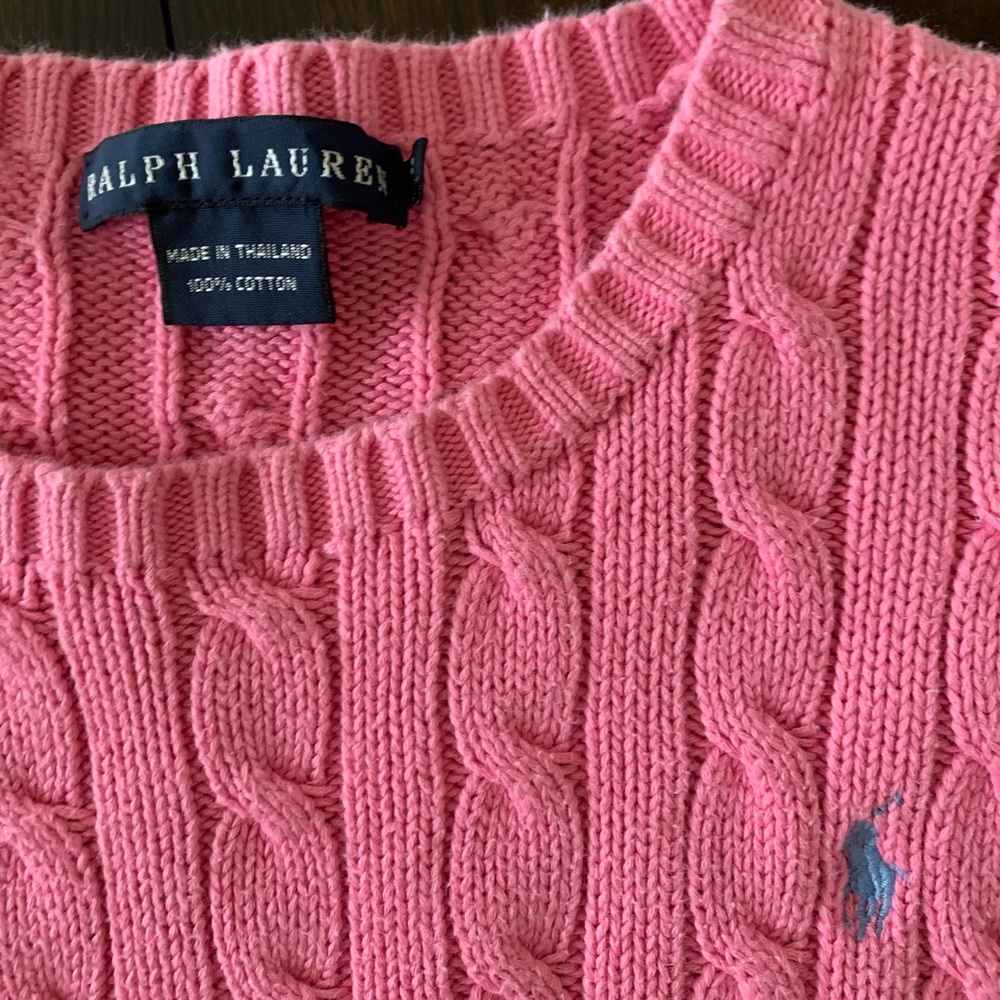 Pink Ralph Lauren sweater